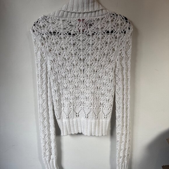 Miss Sixty white crop sweater XS - Picture 2 of 3